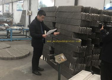 imballaggio perforato di distillazione del piatto 316L del metallo su ordinazione di dimensione 500Y
