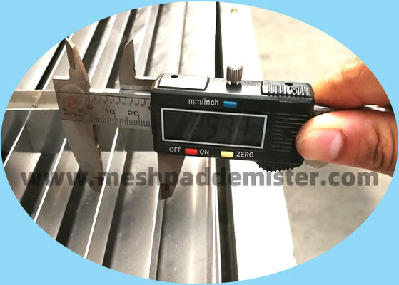 acciaio inossidabile 170mm Vane Pack Mist Eliminator di 1mm