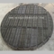 Cavo rotondo Mesh Demister Pad di acciaio inossidabile 1400mm 3 sezioni